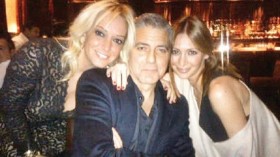 Saba Tümer, George Clooney ile karşılaşınca... saba tumer george clooney