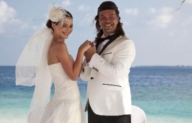 Beyaz Maldivler'de evlendi beyaz maldivlerde evlendi