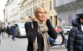 Maria Sharapova'nın Armani tutkusu maria sharapova armani alisveris