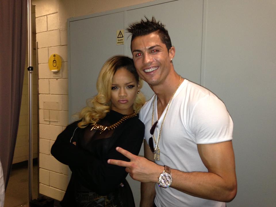 Rihanna ve Ronaldo aynı karede 3 rihanna
