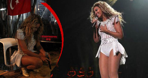 Dünyaca Ünlü Sanatçı Türk Bayrağı önünde dua etti! 2 beyonce-turk-bayragi-onunde