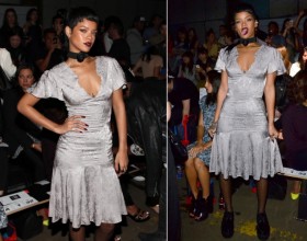 Rihanna New York moda haftasında şov yaptı 2 Rihanna New York moda haftasında şov yaptı