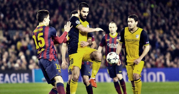 La Liga provası Şampiyonlar Ligi'nde 2 barcelona_atletico_madrid