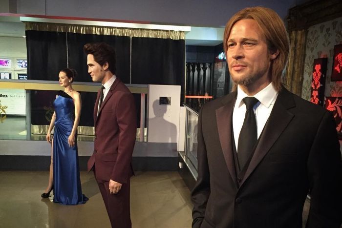 Madame Tussauds ünlü çifti ayırdı 3 angelina-jolie-brad-pitt-madame-tussauds