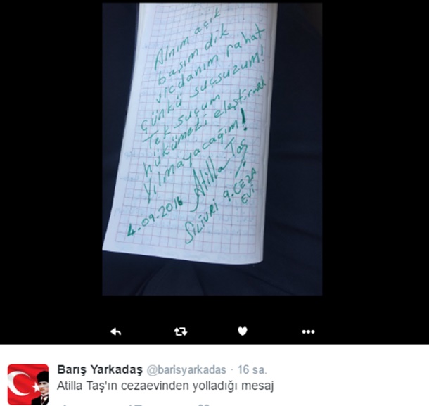 Atilla Taş cezaevinden mesaj yolladı 3 atilla-tas-cezaevi-mesaj