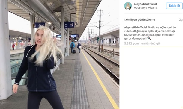 Aleyna Tilki: Aptal olmaktan gurur duyuyorum 3 Aleyna Tilki instagram