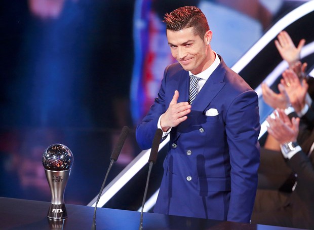 Ronaldo, ödülü aldıktan sonraki konuşması ile gündeme oturdu