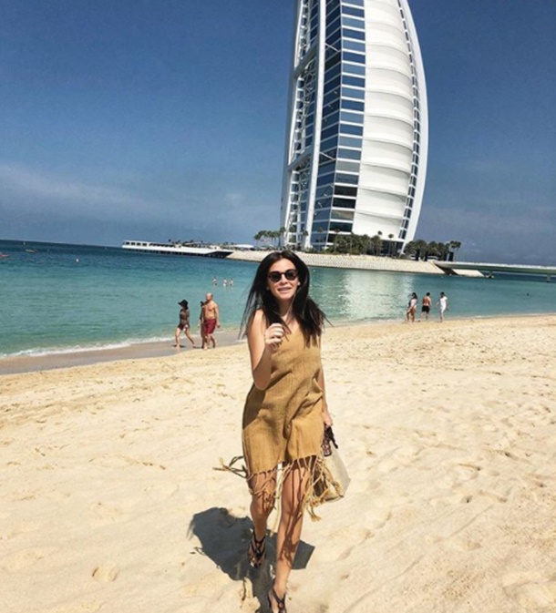 Kışın Ortasında Deniz Keyfi! Ünlü Çift Dubai Tatilinde