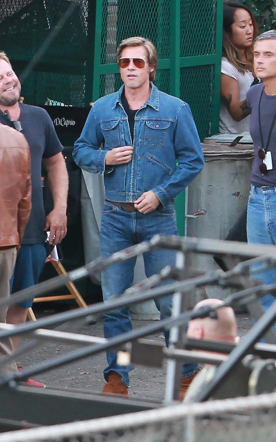 Once Upon A Time In Hollywood filminden kareler 4 brad pitt