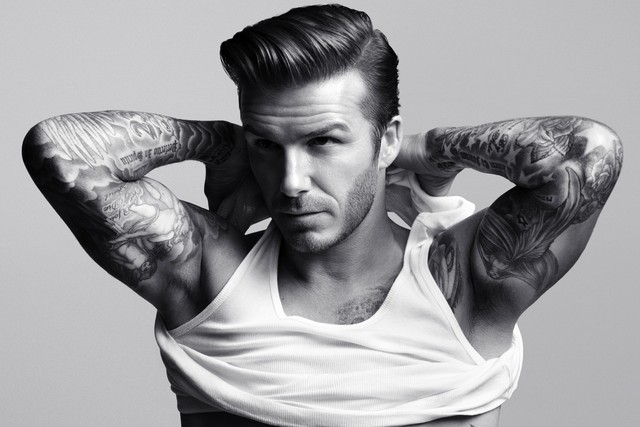 David Beckham H&M için poz verdi 1 David Beckham H&M için poz verdi