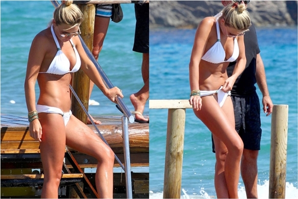 Gerrard'ın eşi İbiza sahillerinde 11 Gerrard’ın eşi İbiza sahillerinde