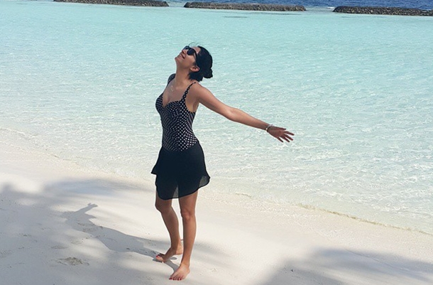 Başak Sayan Maldivler tatilinde! 1 Başak Sayan Maldivler tatilinde!