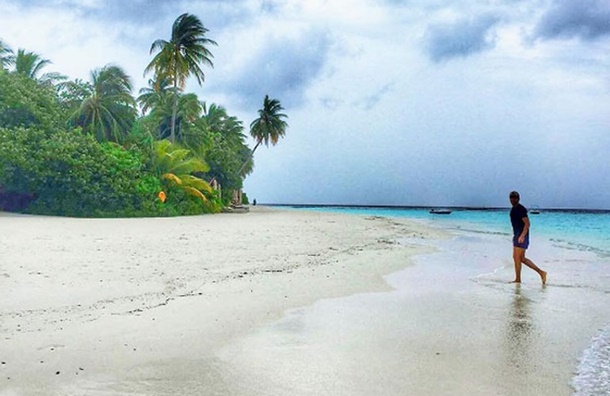 Neslihan Atagül ve Kadir Doğulu Maldivler balayı turunda 4 kadir dogulu maldivler