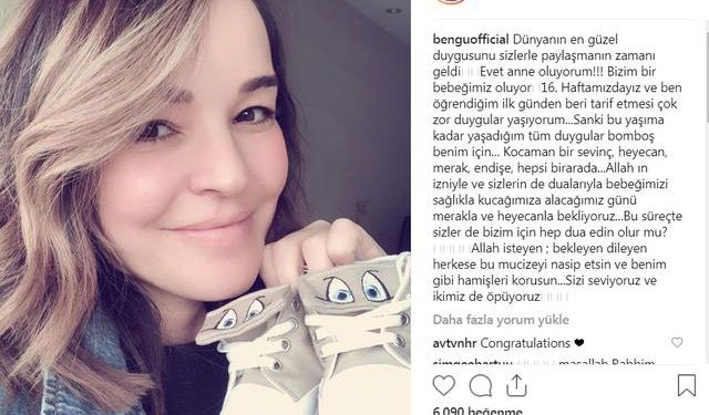 Bengü hamile olduğunu açıkladı 1 Bengü hamile olduğunu açıkladı