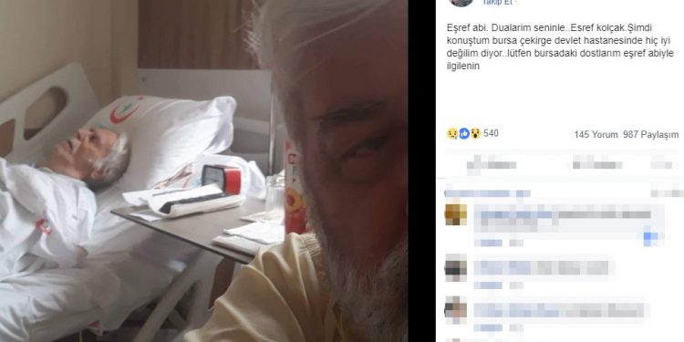 Eşref Kolçak zor günler geçiriyor 1 Eşref Kolçak zor günler geçiriyor