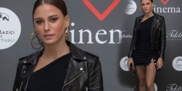 Serenay Sarıkaya geceye damga vurdu