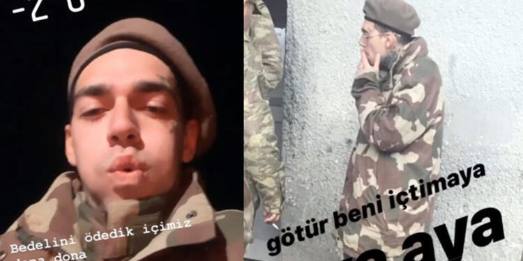 Ünlü Rap’çi Ezhel askere gitti 1 Ünlü Rap’çi Ezhel askere gitti