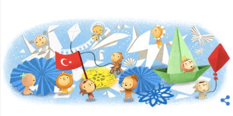 Google’dan 23 Nisan için özel logo 1 Google’dan 23 Nisan için özel logo