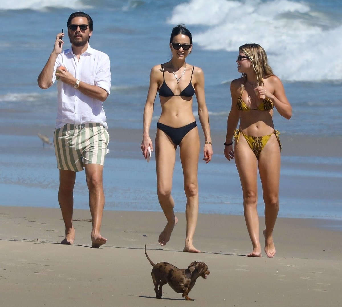 Sofia Richie sevgilisiyle Malibu sahillerinde 2 sofia richie scott disick