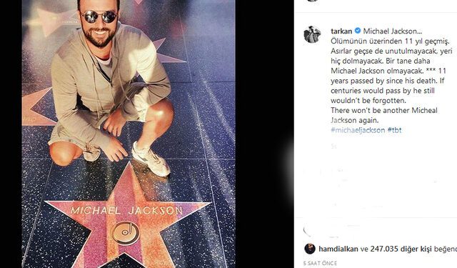 Tarkan, Michael Jackson ‘ı böyle andı 1 Tarkan, Michael Jackson ‘ı böyle andı