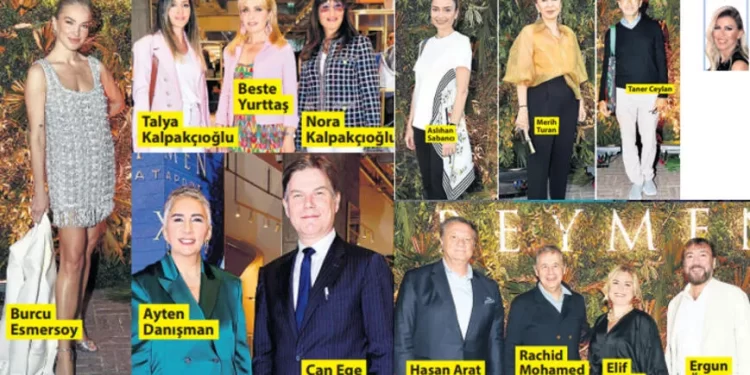 Sosyetenin ünlü isimleri, Beymen Galataport’un açılış davetinde bir araya geldi. 1 Beymen Group Yönetim Kurulu Başkanı Ergun Özen ve Beymen Group CEO’su Elif Çapçı ev sahipliğindeki etkinliğe, Hasan Arat, Tolga Egemen, Aslıhan Sabancı, Burcu Esmersoy, Ezgi Mola, Beste Yurttaş