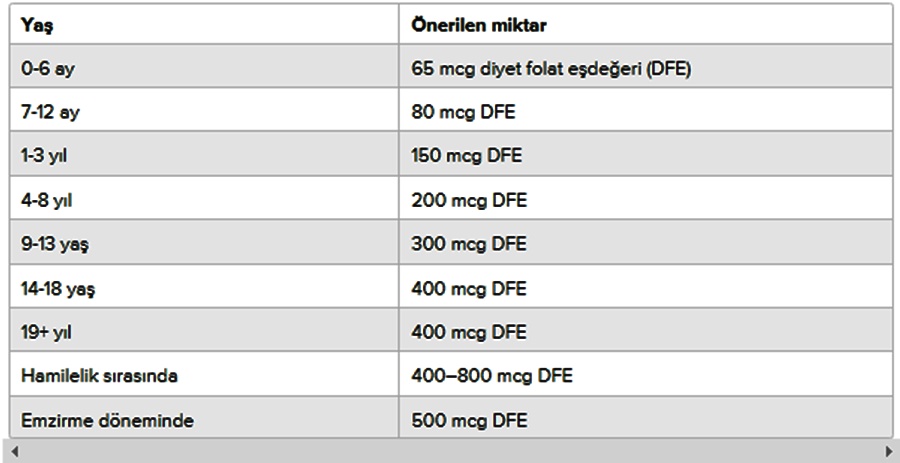 Folik Asit Ne Kadar Alınmalı
