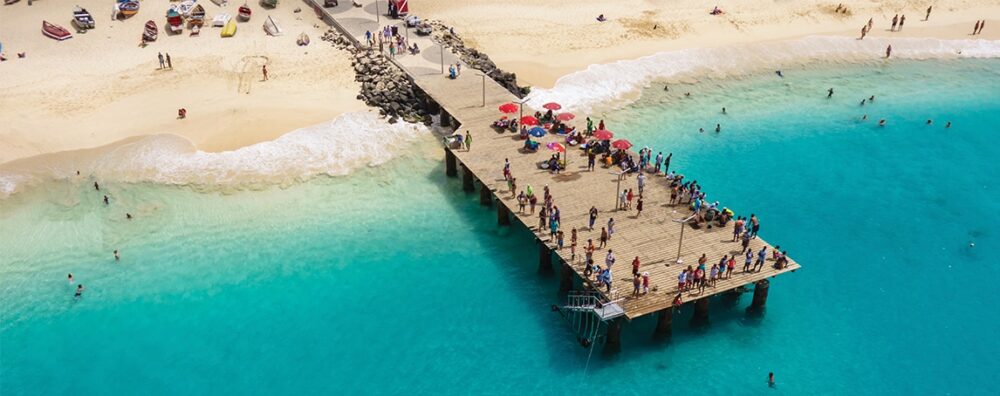 Cape Verde'de ki an güzel adalardan olan Sal Adası (orijinal adıyla - Sal) 