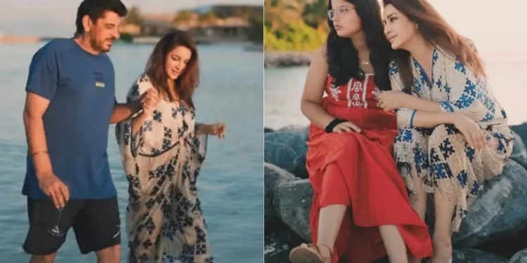 Tisca Chopra’dan Maldivler paylaşımı 1 Oyuncu Tisca Chopra, eşi Sanjay Chopra ve kızları Tara ile birlikte Maldivler'de geçirdiği huzurlu anları paylaştı.