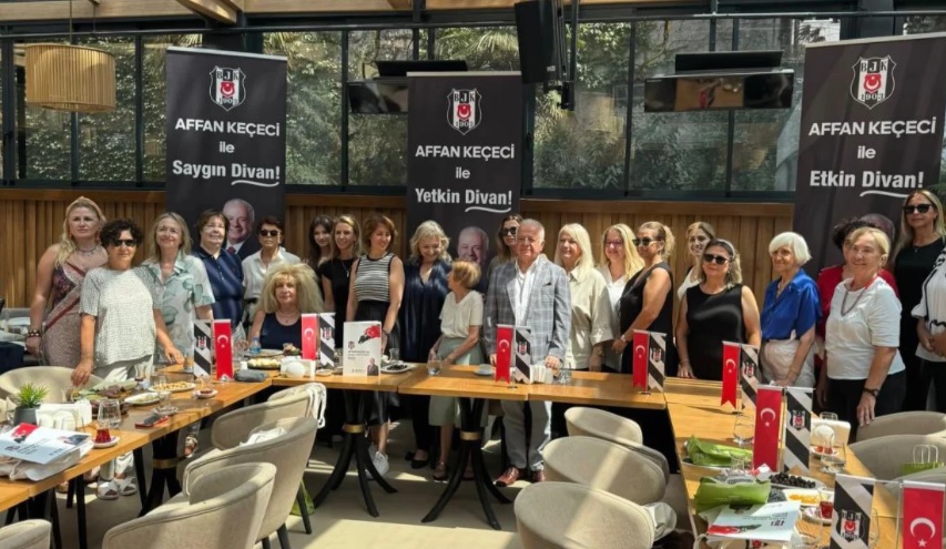 Beşiktaş Divan Kurulu başkan adayı Affan Keçeci, kadın üyelerden oluşan Dişi Kartallar ile bir araya gelerek projelerini paylaştı.