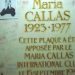 Maria Callasın Paristeki evindeki anma plaketi